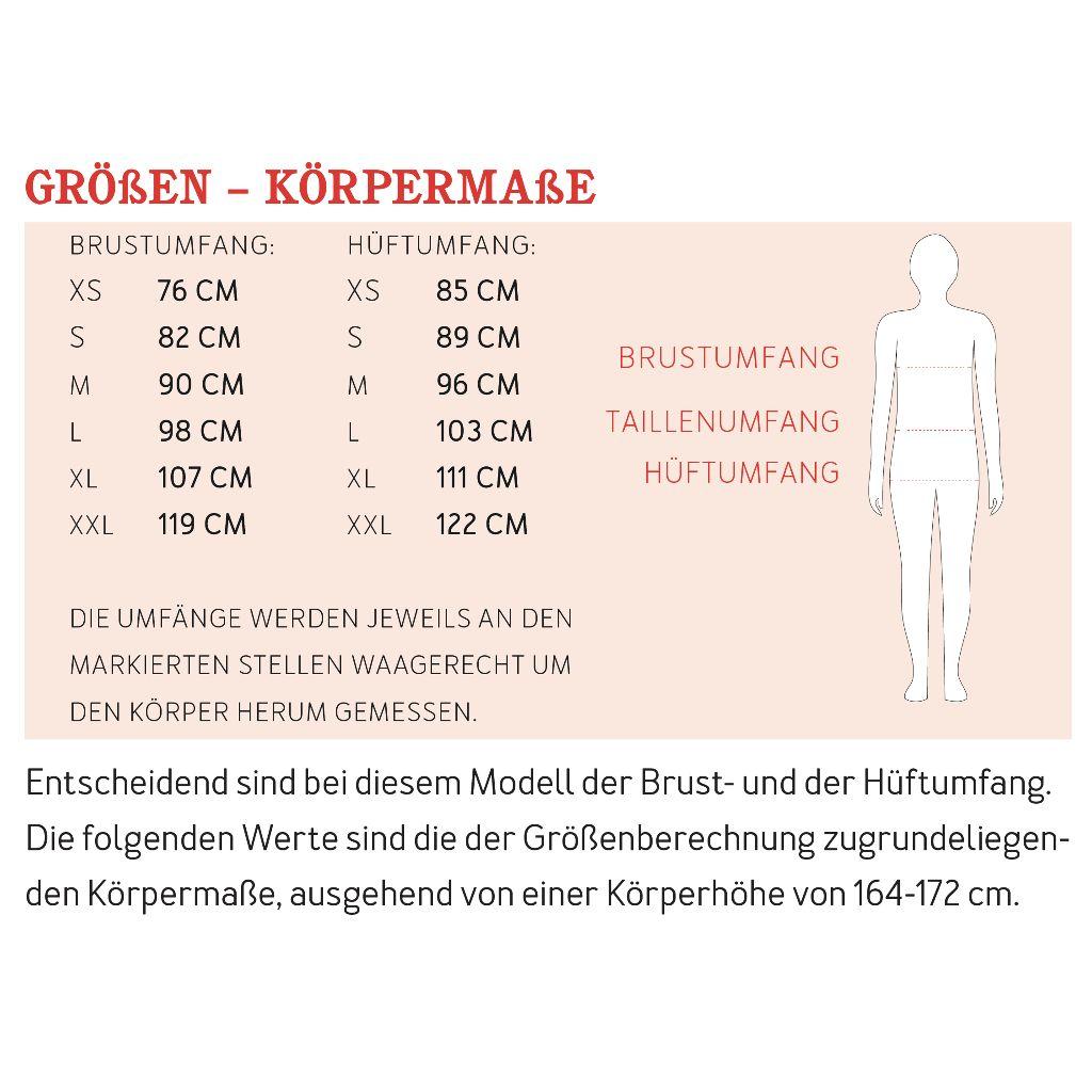Papierschnittmuster Kleid Wickeloptik Frau Vita XS-XXL
